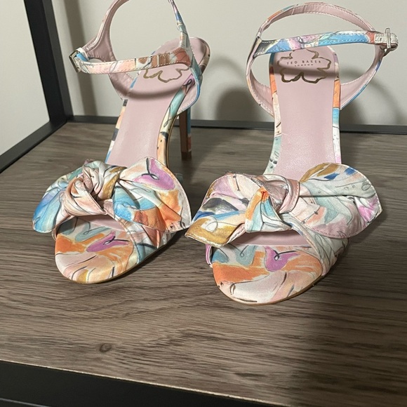 Ted Baker London Multicolor Floral Heels - Picture 4 of 6